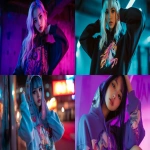 **ultraviolet unicorn ukiyo-e brand hoodie, she is posing with her hoodie, magazine advertisement, cinematic photography --ar 16:9** - <@1146047051570876487> (fast)