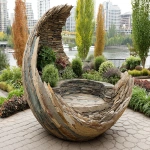 **cosmonautumnal scuptural art Seattle Washington waterfront Park art --s 250 --c 25 --iw 3 --raw --q 4 --p jh81ly1 4x7uqag --ar 99:70** - Image #1 <@1059634795207991457>