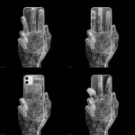 **iphone17, straight on, held by a semi-transparent robot hand made of coding lines --v 7.0** - Variations (Region) by <@1048326817838280714> (fast, stealth)
-# Create, explore, and organize on [midjourney.com](<https://midjourney.com/imagine?from_discord=1>)