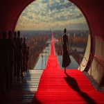 **<https://s.mj.run/gesOC8JAe6Y> panopticon politicians coming down the red carpet --ar 2:1 --v 7.0** - Image #4 <@1071135204846096475>