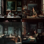 **interview, forest ranger in a ranger station office, documentary style, photoreal** - <@1014234226171858944> (fast)
-# Create, explore, and organize on [midjourney.com](<https://midjourney.com/imagine?from_discord=1>)