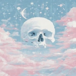 **☠️🚀👾💫🌟🌌🌠 --sref 6035664444 --sw 1000 --exp 100 --stylize 1000 --ar 4:5 --q 4** - Image #1 <@948741381743083580>