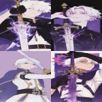 **Anime movie PV, a handsome man, white hair, blue eyes, holding a sword, battle scene, draugr --ar 9:19 --raw --p eq9ed63 --sref 1462243227 --niji 6** - <@347448894403379200> (fast, stealth)