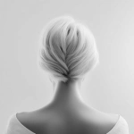 **close view from behind of a woman's neck . white soft ambiance. white pastel. black and white photo for a beauty center --v 7.0** - Image #1 <@525310115033645076>