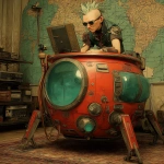 **<https://s.mj.run/JGGUA8uc3gQ> a continental drift stea punk operating with the machine --v 7.0 --raw** - Image #1 <@1071135204846096475>