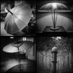 **Soviet-era spycraft device which hides a blow dark within the shaft of a area appropriate parasol. History museam piece in a documentary. Filmed in black and white. --s 50** - <@384539369404629002> (fast)