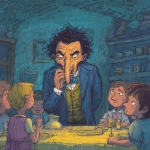 **a man eating his own nose, children's book illustration, --v 7.0 --p gdfa9ky** - Image #4 <@454052210859573268>