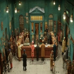 **A cinematic still, a film by Wes Anderson, a bustling british police station, wide shot, --v 7.0 --ar 16:9** - Image #2 <@1105536971348123781>