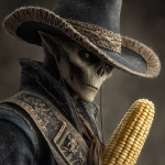 **Tenebrous Beetlejuice corn on the cob cowboy --s 250 --v 7.0** - Image #2 <@974789918188535848>