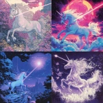 **super ultra ultraviolet unicorn ukiyo-e with lasers** - <@247895716356161537> (fast)