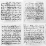 **A4-sized printable fake music sheet for film prop use, hand-drawn style musical score by a Korean high school student, random and non-copyrighted music notation, pencil and pen sketch lines, clean white paper, no background, no shadows, flat top-down scan-like view, Korean handwriting annotations in the margins, minimalistic design, ready for printing --v 6.0 --ar 3:4 --raw** - Variations (Strong) by <@292731021324058626> (fast)