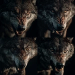 **aggressive wolf with intimidating eyes showing his teeth, dramatically lit , hyper realistic qualities, unreal engine,** - Variations (Strong) by <@973572765686829076> (fast, stealth)