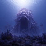 **A WEIRD UNDERWATER COLONNADEBEING --v 7.0 --raw** - Upscaled by <@1071135204846096475> (relaxed)