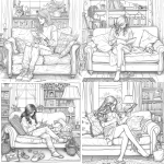**a black and white colouring page for teenagers, clean outlines, a beautiful girl sitting and drawing on her couch, cozy living room, 8x8 inch, simplistic --v 6.0** - Remix (Strong) by <@1096775278010835044> (fast)
-# Create, explore, and organize on [midjourney.com](<https://midjourney.com/imagine?from_discord=1>)