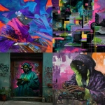 **techno graffiti --p jq23c61 --ar 3:4** - <@948741381743083580> (relaxed)