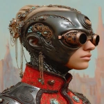 **<https://s.mj.run/wgb1wTwrrrs> in reptilian 80s hair band steampunk style --ar 3:4 --s 250 --v 7.0** - Image #3 <@1071135204846096475>