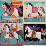 **<https://s.mj.run/Sdv_oxPdfXA> fierce woman crime drama, super powers, a horse is a horse of course of course, awesome ultraviolet unicorn ukiyo-e, a Japanese art form of colorful woodblock prints and paintings that depict everyday life in Japan during the Edo period (1615–1868) --ar 53:40 --v 6.1 --iw .50** - <@1059292469474373672> (fast, stealth)