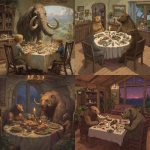 **o can't stand megafauna at dinner, mom! --p 39d6lqq** - <@538878031226470440> (fast)
-# Create, explore, and organize on [midjourney.com](<https://midjourney.com/imagine?from_discord=1>)