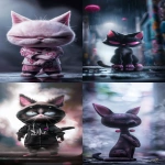 **Cat figure --ar 3:7 --p f6gpn1a --v 6.0** - <@937851746712186921> (relaxed)