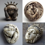 **monothilic Statue of Liberty netsuke Tokyo harbor --v 6.1 --p lfwh18v --style raw** - <@997245562065789039> (relaxed)