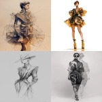 **continental drift fashion design sketch pareidolia photography --ar 4:5** - <@948741381743083580> (fast)