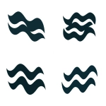 **simple, flat vector logo silhouette of river currents, simple and minimalistic --ar 2:1 --v 7.0** - Variations (Strong) by <@696956474584334417> (fast)