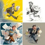 **An architect running in panic, late of meeting, drawings in hands.** - <@1092474416023224360> (fast)
-# Create, explore, and organize on [midjourney.com](<https://midjourney.com/imagine?from_discord=1>)