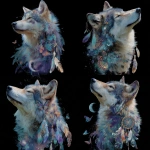 **A butterfly dream wolf --v 7.0 --raw** - Variations (Strong) by <@754226842650542162> (relaxed, stealth)