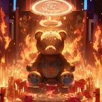 **Anime, 🐯 plushie on a sacrificial altar --niji 6** - Image #2 <@372629349565988865>