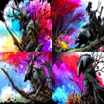 **🍂🦨🏹⚔️ 🌈✏️ wudan --ar 7:4 --sref 101 --sv 4 --sw 100 --p zzmkt1u** - <@370960263245070346> (fast)