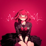 **Anime art horror anime, diesel-electricore electrowave gamawave waveform waving waverly tidal-wave-like, woman cutely dressed in her half uniform half zig-zag yellow-black dimensional vortexes --niji 6 --ar 4:5** - Upscaled (Creative) by <@372629349565988865> (fast, stealth)