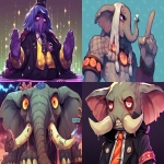 **big-brained deaflephant, as seen on a lavender slow knight Weeknd --ar 3:2 --profile dhy9376 9vqbdwi zpywo2w zdnr65c 7is39lo fazmzmq --stylize 150 --niji 6** - <@926596241574461530> (fast)