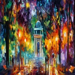 **neo fauvist vision of a beautiful colonnade street in central park, NY, romantic circuit, couple, colorful by leonid afremov, spatula strokes --ar 5:2 --p 7rstpjb --v 7.0** - Image #3 <@1054482006731395092>