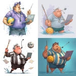 **a water polo referee, kind of chubby, in action referring a collegiate water polo game. The referee is trying to multitask holding a water pole ball in one hand, balancing a laptop on the other while trying to attend a zoom meeting and having a referee whistle in his mouth** - <@836821524723662908> (fast)
-# Create, explore, and organize on [midjourney.com](<https://midjourney.com/imagine?from_discord=1>)