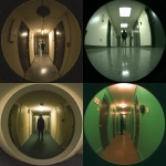 **a totally normal person standing in the apartment building hallway as seen through fisheye lens --s 75 --c 8 --p qlykggg --raw** - <@263414736295559179> (relaxed)