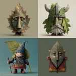 **An Anthropomorphic Leaf Reimagined in the style of Leif Erikson --v 7.0** - <@1018138887199129620> (fast)