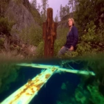 **<https://s.mj.run/N5gdG6WOZsY> <https://s.mj.run/-kAMV9BZoaI> <https://s.mj.run/I64qEBwOJns> An eerie movie scene featuring the discovery of a mystery in the ocean of Fiskebäckskil, Bohuslän. scientific equipment, camera crew, sunken boats, wires, cables, batteries, viking runes, hällristningar, bog people, stone-age memorabilia, ruins, dolmens, seaweed, kayaks, life vests, dead fish, wetsuits, lighting equipment, sound recording, microphones, tripods, scaffolding, movie props, soundstage, costumes, animatronics, plastics, rubber, ferns, moss, evergreens, pine trees. Realistic photography. --chaos 96 --ar 3:2 --raw --iw 2 --p 9kuhrxg** - Image #1 <@948180533639282688>