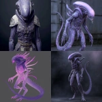 **lavender xenomorph full body --v 7.0** - <@281826490209796096> (relaxed)