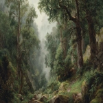 **the poet's latest muse was apparently a female spirit of opalized wood which had discovered in a secluded grove in the mountains, romantic era painted style, pre rephaelites --ar 16:9 --v 7.0** - Image #2 <@1135636698060038216>