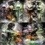 **<https://s.mj.run/BhoO8oRzJLE> Jezebel, beautiful Yokai Djinn, three colorful gondolas, faith, hope, charity, snowflake macrophotography, mathe tao of two, piesoelectric effect --sref 3157465758 58397924 580116882 129797111 --profile sdcgav1 --v 6.1 --ar 89:128** - <@1002947002323185734> (fast)