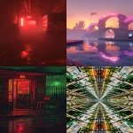 **a surreal endless fluorescent corridor that folds in on itself, office hallways merging into hotel lobbies, flooded with mirror-smooth reflective water, glowing EXIT signs floating midair, impossible staircases looping upside down, fog-filled empty rooms visible through open doors, vending machines emitting static light, faint reflections of unseen people on glossy walls, eerie symmetry, dreamlike volumetric haze, reality bending and collapsing, cinematic lighting, ultrarealistic textures, analog horror vibe, uncanny calm atmosphere, hyper-detailed architecture, Escher-like geometry, reflections behaving wrong, photo-real, long exposure glow, 35mm lens, --ar 9:16 --chaos 60 --v 6.0 --raw** - <@692146423638261810> (relaxed)