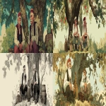 **illustration Two grandfathers in old Serbian village clothes are sitting under a tree and making rakia. --ar 3:1** - <@1025896067646111824> (fast)
-# Create, explore, and organize on [midjourney.com](<https://midjourney.com/imagine?from_discord=1>)
