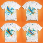 **Colorful but professional t-shirt graphic design, abstract kite shapes in motion, dynamic wind swirls, modern geometric patterns, subtle integration of 'Kiteman Group' text, vibrant monotone blue, minimal background, clean layout, screen-print ready, vector style, subtle motion lines to represent wind energy --v 5.0** - Remix by <@544365320228306984> (fast)