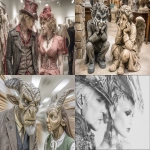 **There are Monsters and there are Angel Manneqins, in the style of a Gothic Romance, with slight motion blur, the monster represents Evil and the Angel represents Good. Evil is devilishly handsome and Good is ethereally beautiful. --ar 99:70 --s 250 --c 25 --iw 3 --raw --q 4 --p jh81ly1 4x7uqag** - <@1059634795207991457> (fast)
-# Create, explore, and organize on [midjourney.com](<https://midjourney.com/imagine?from_discord=1>)