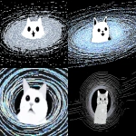 **Silly cat makes a silly face at accretion disk --ar 3:2 --profile fn9opxx u22owga 2z3eyk3 ro2ke7q y9a56jc --draft** - <@937851746712186921> (fast)