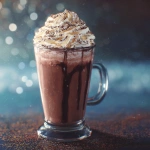 **hot chocolate glass with wiped cream on the top with chocolate powder, super realistic with blury background** - Image #4 <@438069520540762112>