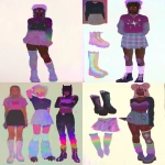 **bipoc fashion design sketch --niji 7 --ar 3:4 --sref 7337 696968 73 --sv 4** - <@948741381743083580> (relaxed)