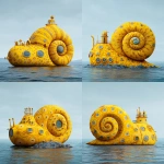 **a yellow navy ammonite amanita submarine down the sea --v 7.0 --raw** - Variations (Strong) by <@1071135204846096475> (fast)
-# Create, explore, and organize on [midjourney.com](<https://midjourney.com/imagine?from_discord=1>)