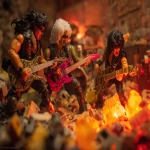 **heavy metal glamrock reptilian 80s hair bandsaw sawing through electric guitars, sparks and debris flying everywhereas the band plays "down with the thickness" --p djcuvnt --ar 4:3** - Image #2 <@948741381743083580>