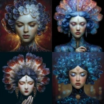 **<https://s.mj.run/LHSCYIg4QiU> <https://s.mj.run/hhDbh-eWJtQ> Marie Antoinette's coral reef wig subjects her to the most beautiful headache ever --p pwv5sq7 --s 1000 --exp 54** - <@1057110090387296366> (fast)
-# Create, explore, and organize on [midjourney.com](<https://midjourney.com/imagine?from_discord=1>)